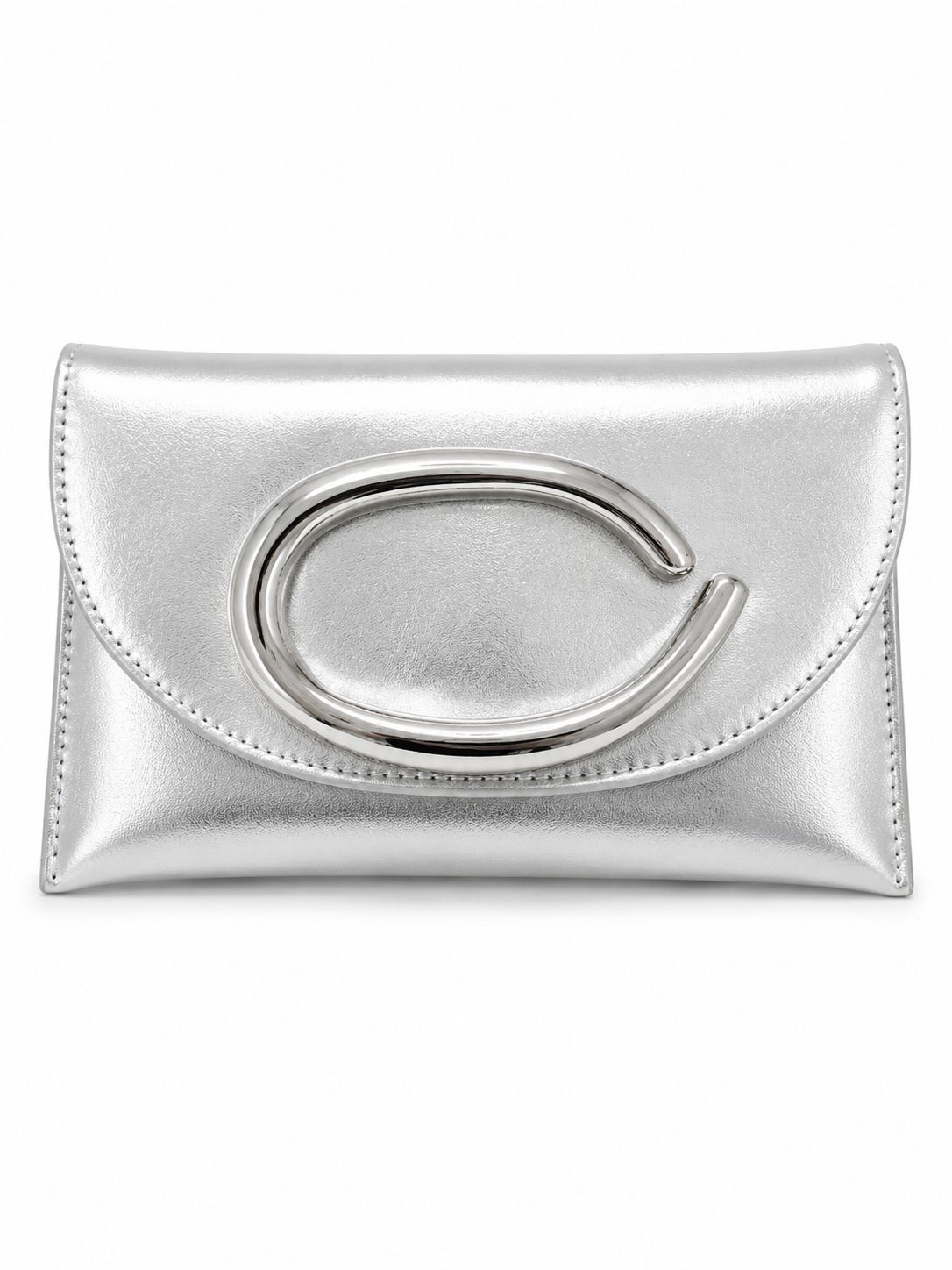 Aria Silver Clutch