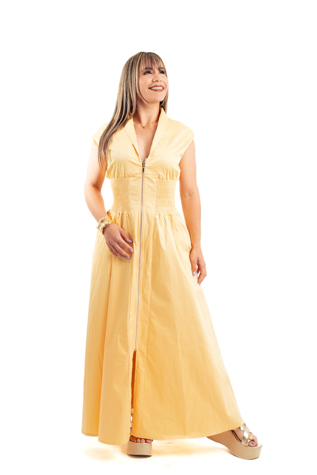 Dallas Yellow Dress Size L