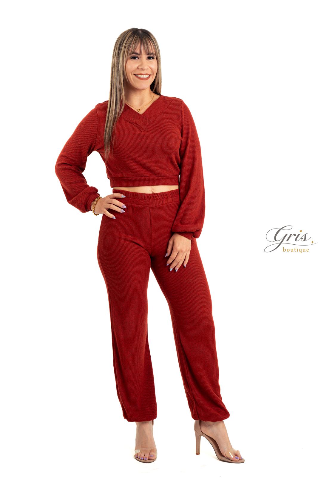 Indigo Set Red Size M