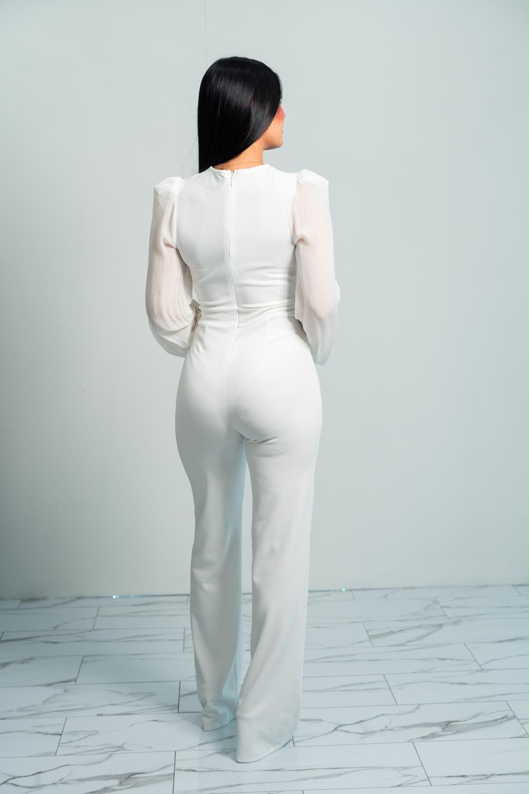 Mara White Jumpsuit