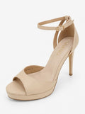 Via Ego Puka Beige Platform Sandals