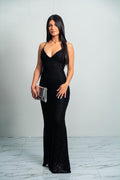 Laine Black Dress (Glitter)