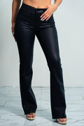 Vibrant Black Leather