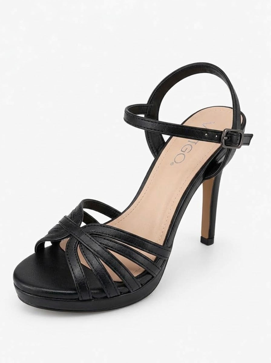 Via Ego Salinas Platforms Sandals Black