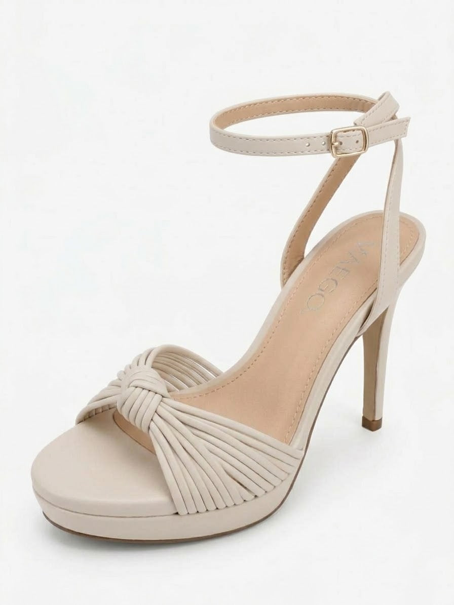 Via Ego Sandals Platforms Fakhir Beige