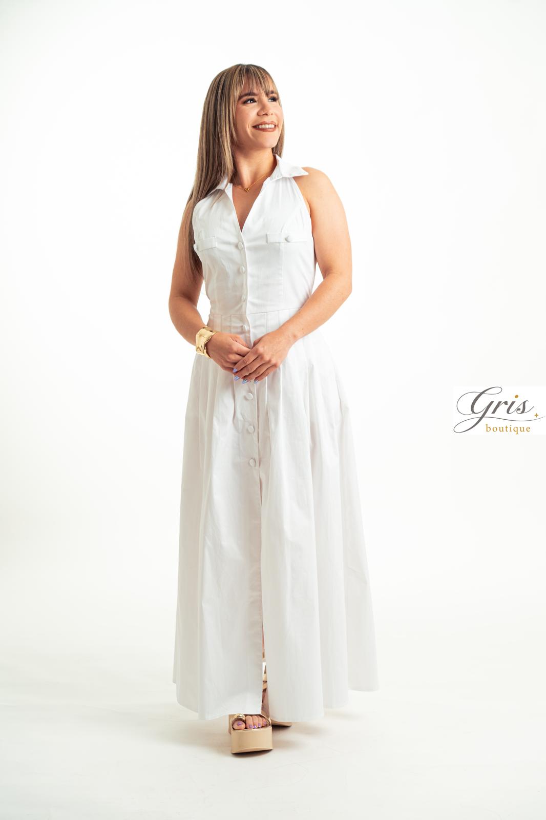 Kai White Dress Size L