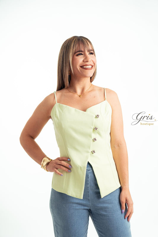 Diana White Blouse L