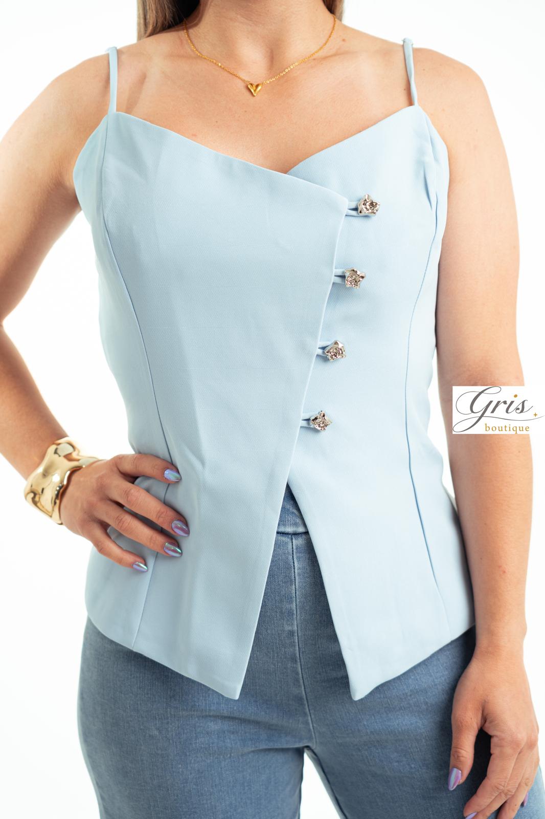 Diana White Blouse L
