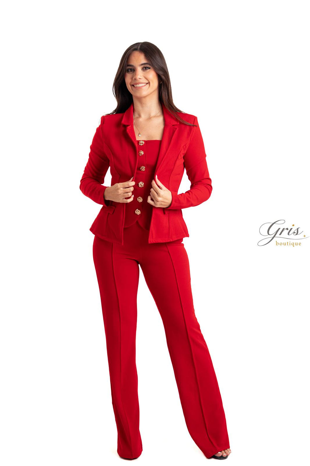 Set de 3 piezas Luxe Rojo