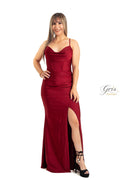 Vestido largo Eloise Wine