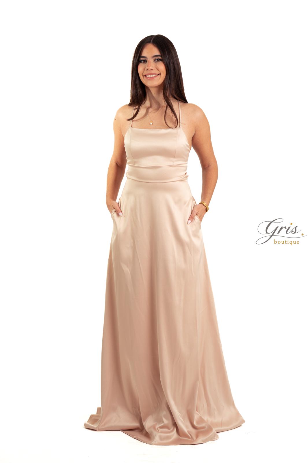 Layla Champagne Dress Size L