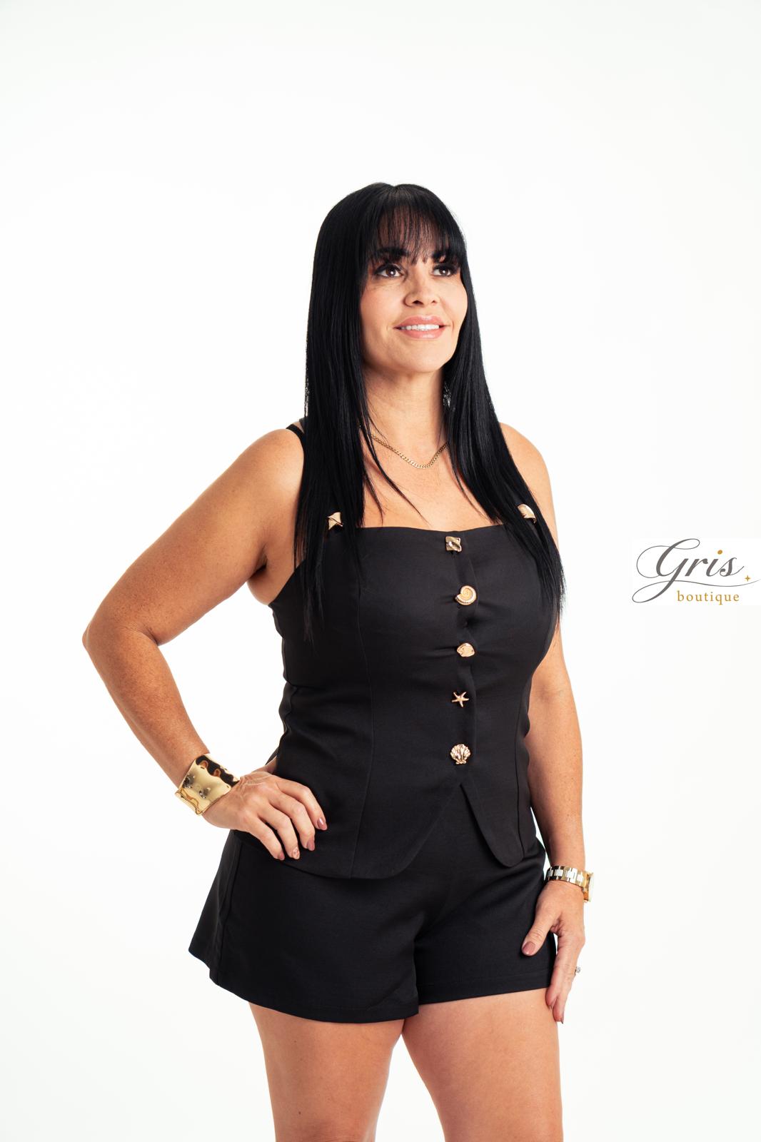 Conjunto Zoe negro