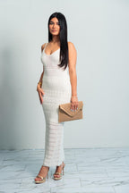 Elise Ivory Corchet Dress