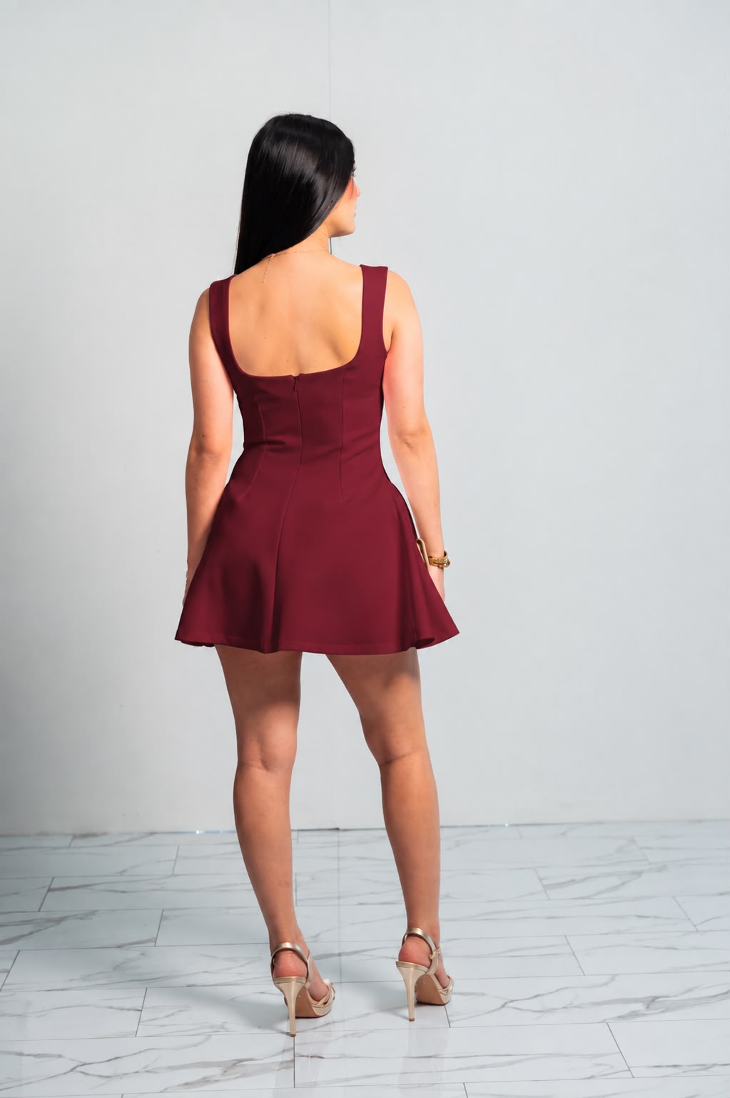 Kyo Wine Dress