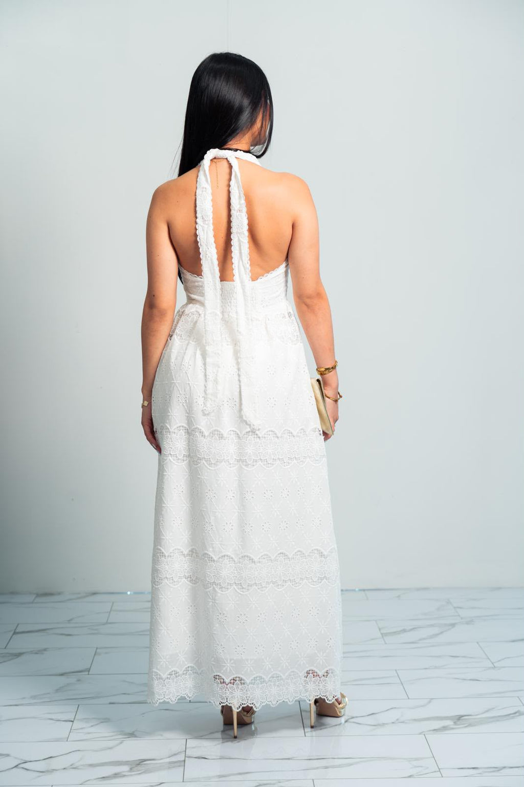* Ayla White Dress