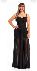 Olivia Long Black Dress